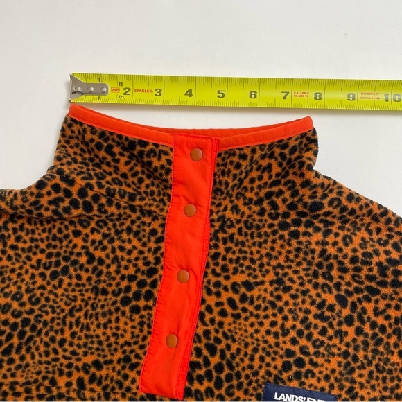 LAND’S END “heritage” snap neck fleece pullover - Picture 12 of 13